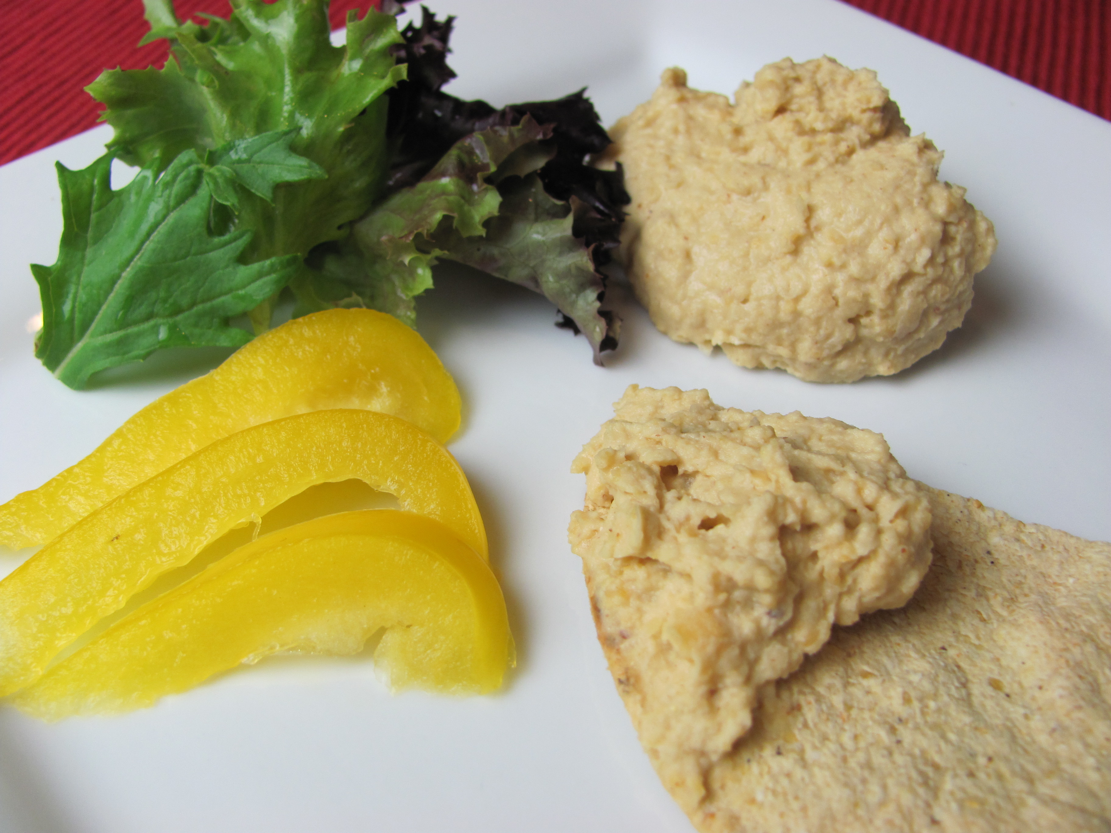 vegan lemon garlic hummus