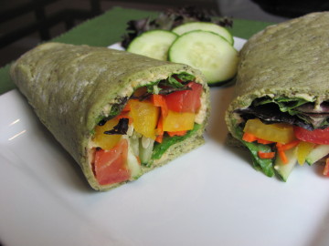 Vegan Summertime Veggie Wrap