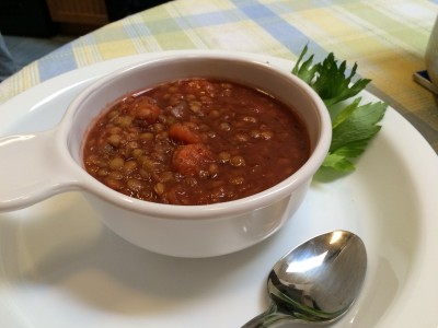 Vegan Lentil Vegetable Soup 